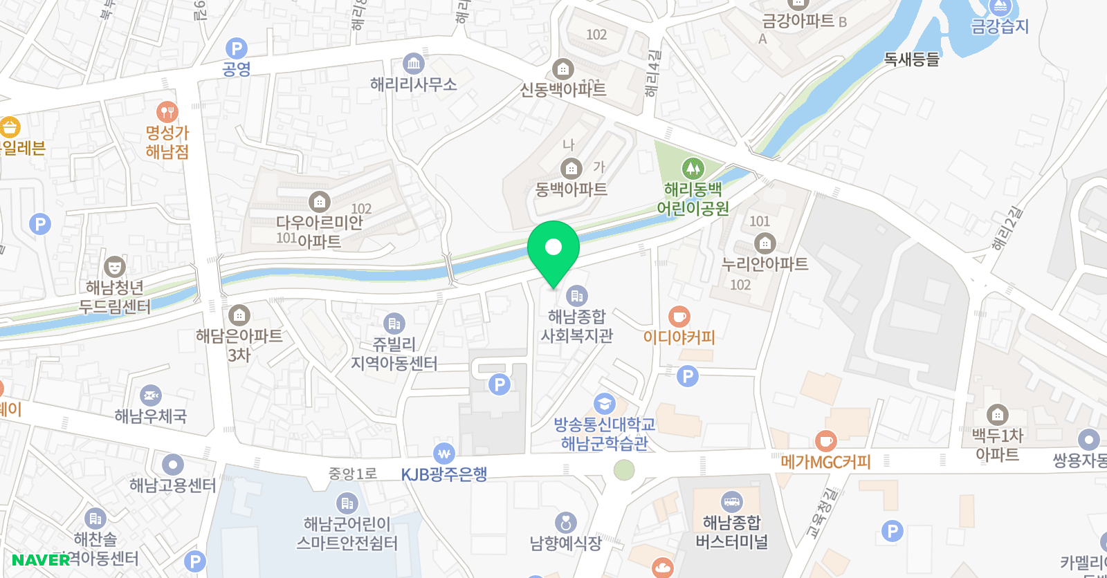 코리아타이거즈 태권도 위치