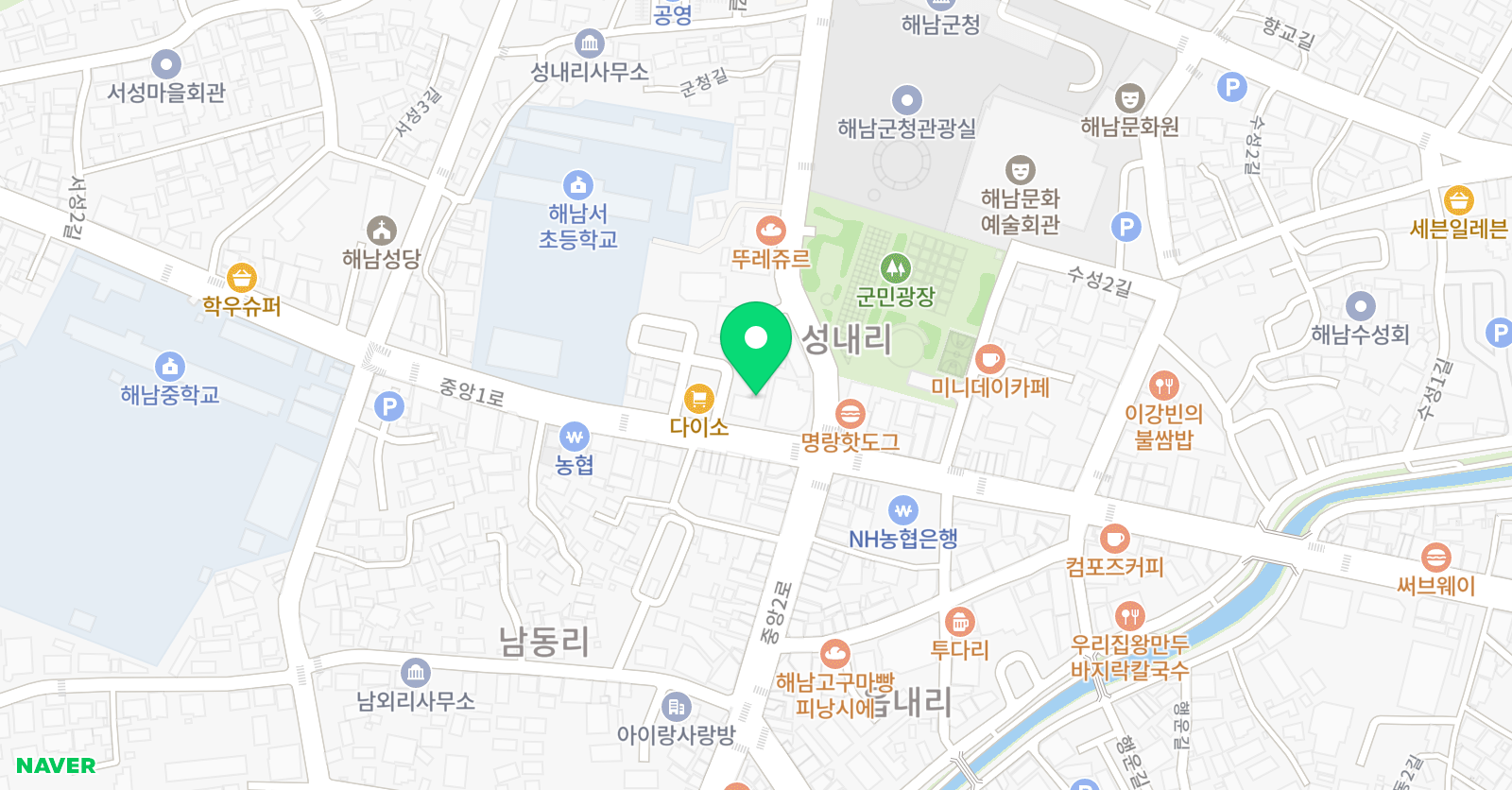 푸르넷에듀 학원 위치