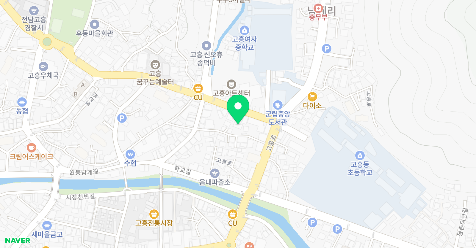 석문 학원 위치