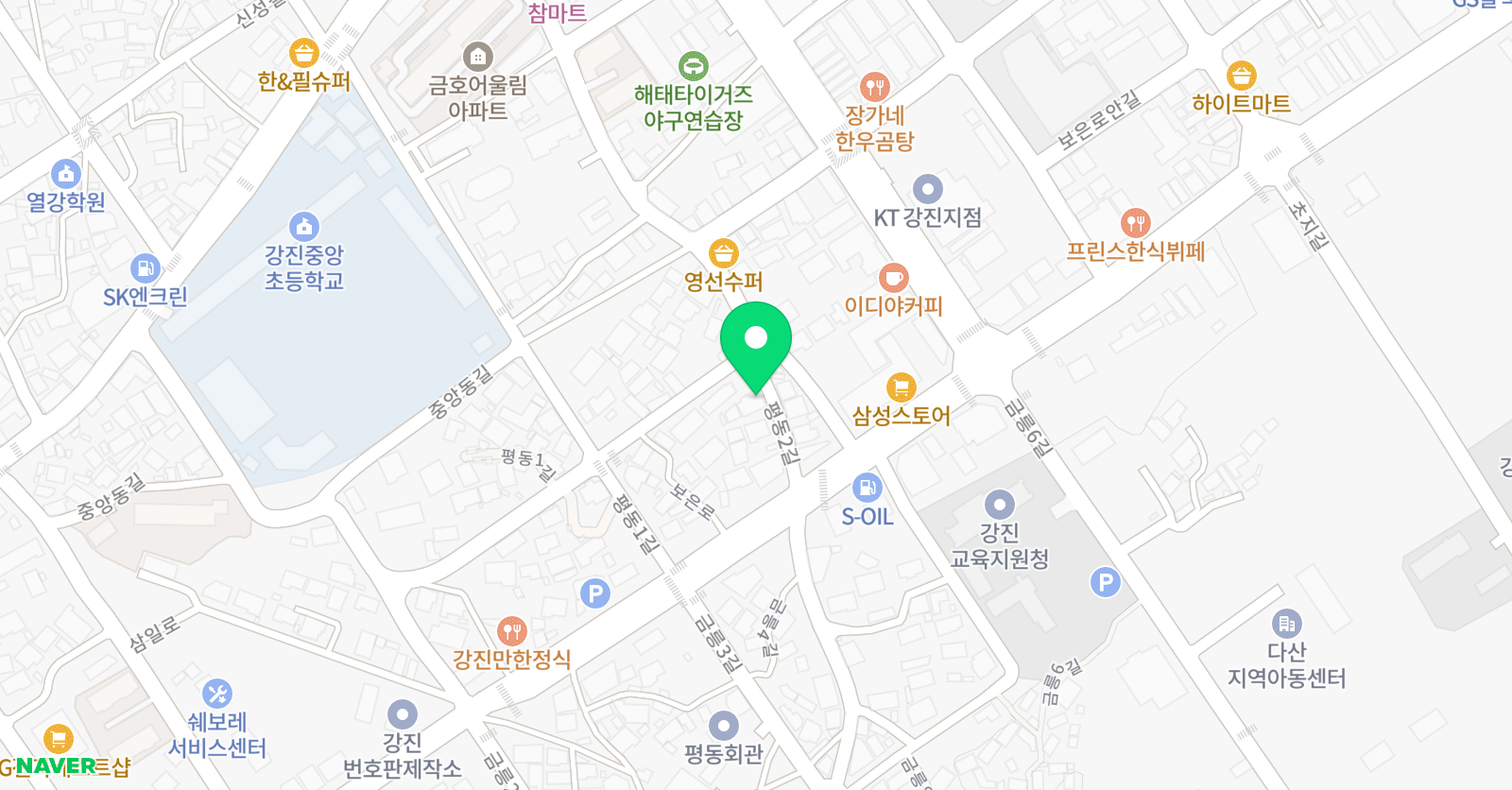 제일 학원 위치