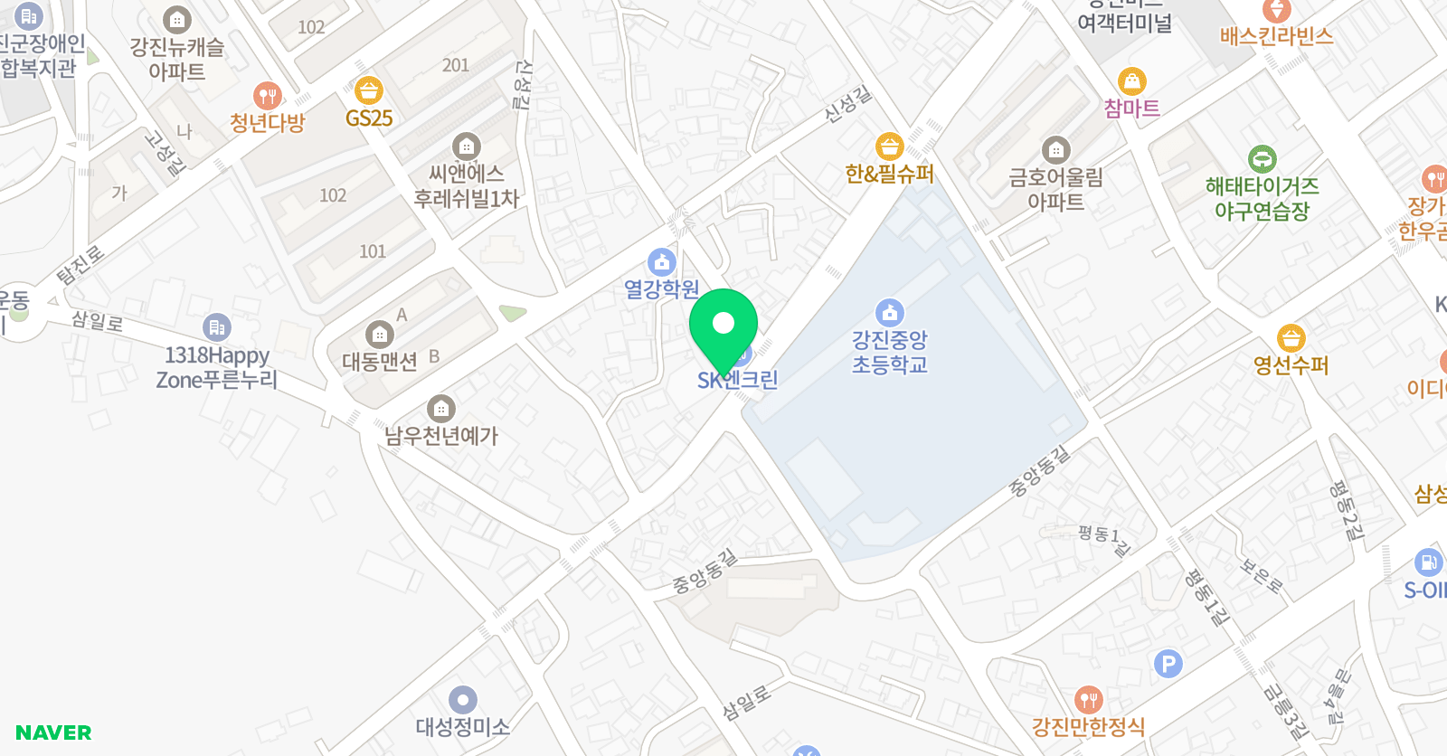 어린음악대 남성원 위치
