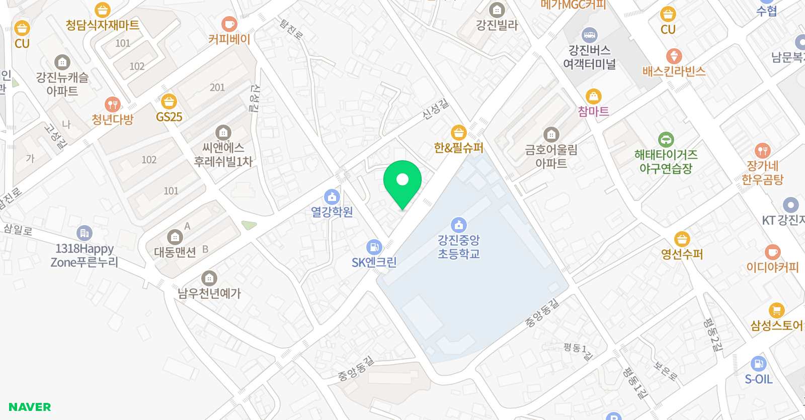 예음 피아노학원 위치
