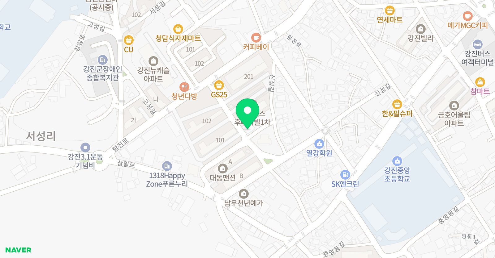 무지개 피아노 위치
