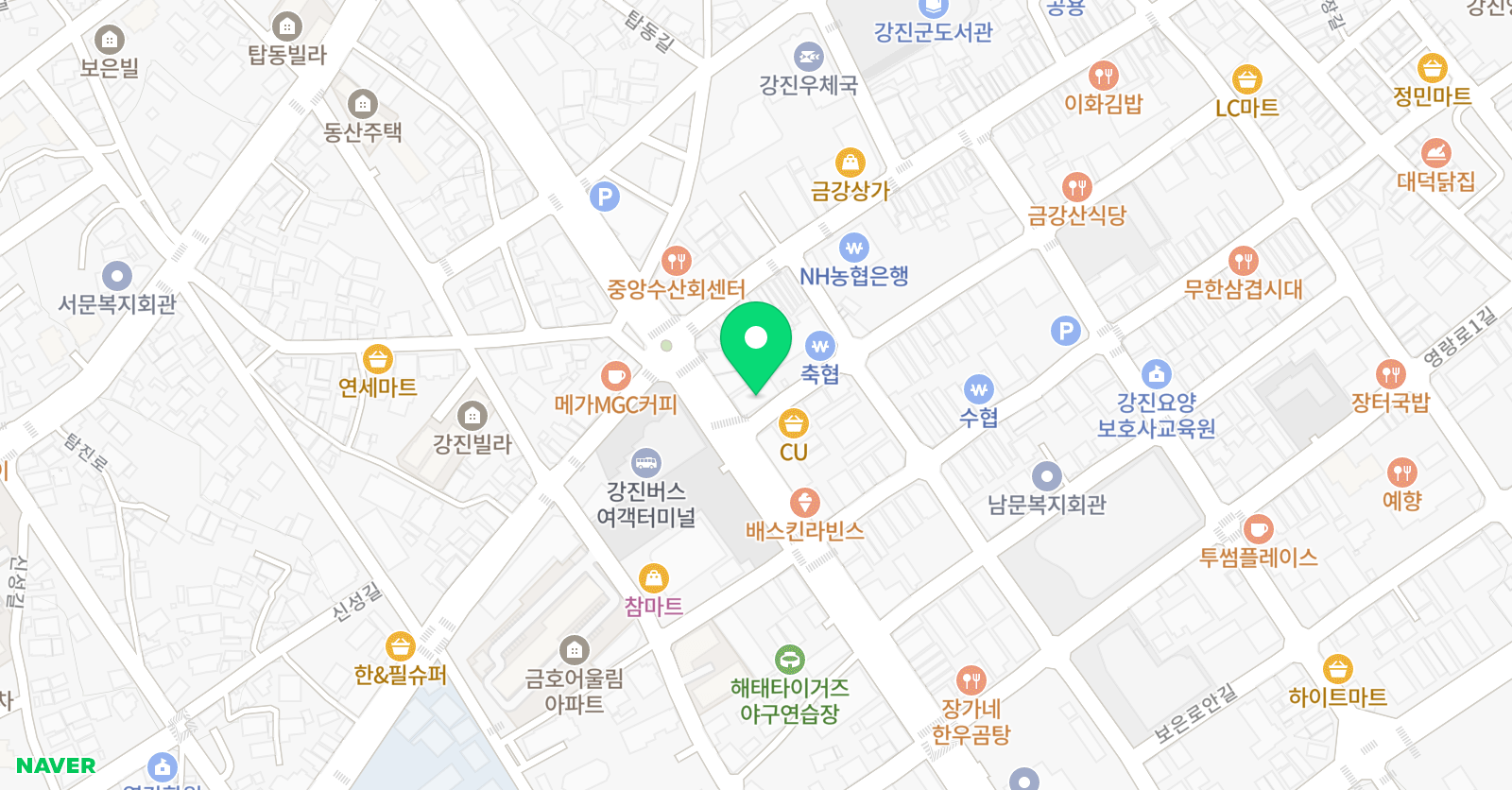 EiE고려대 어학원 전남강진캠퍼스 위치