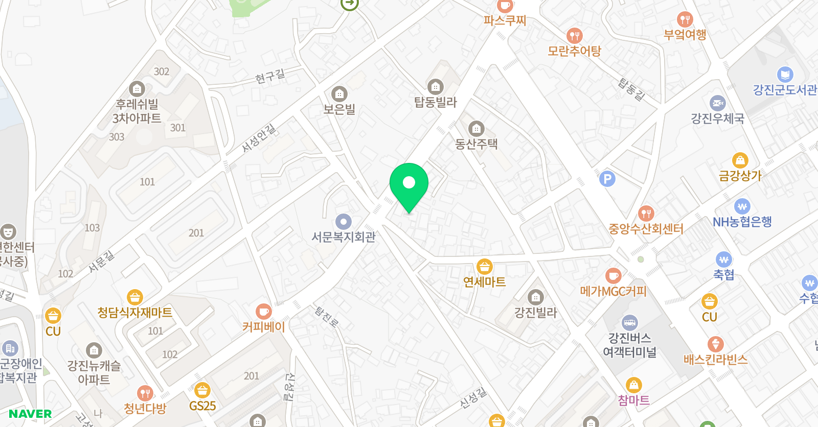해냄 학원 위치