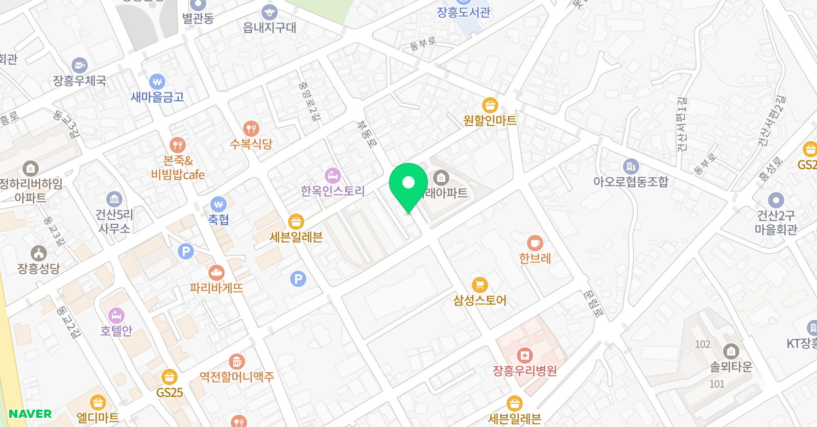 동아엘리트 학원 위치