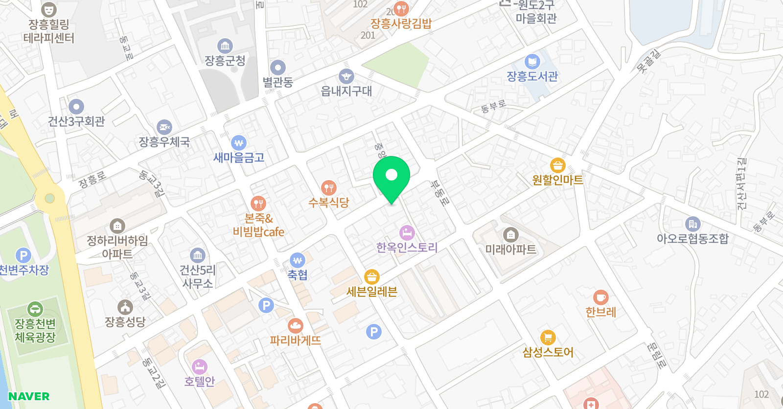 밥 학원 위치