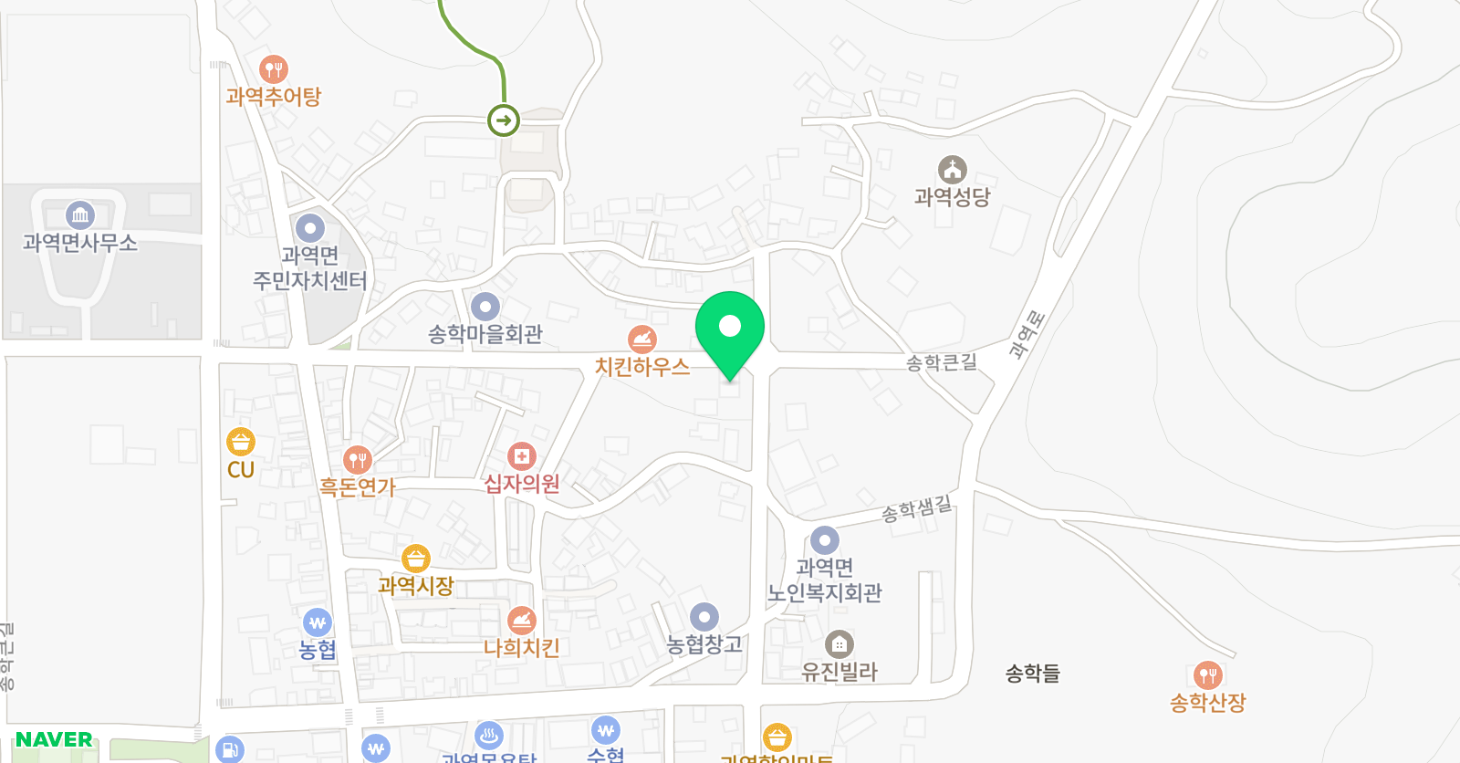과역 태권도 도장 위치
