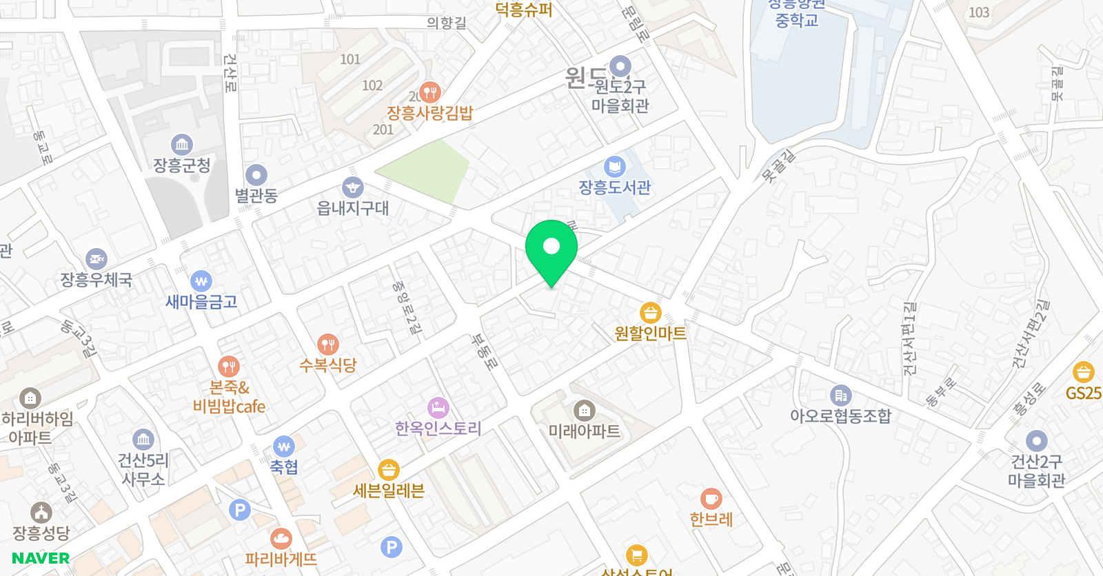 라온 학원 위치