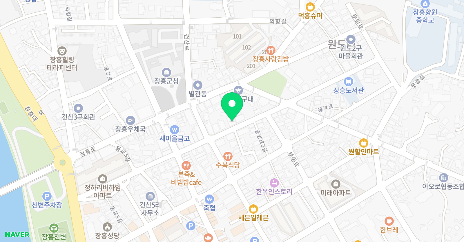 정원피아노스클 학원 위치