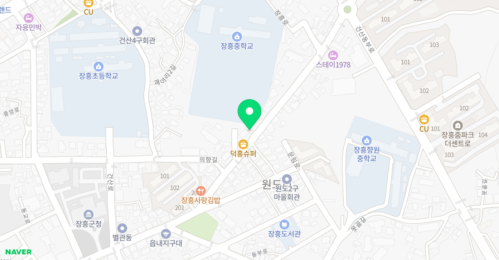 푸른 피아노학원 위치