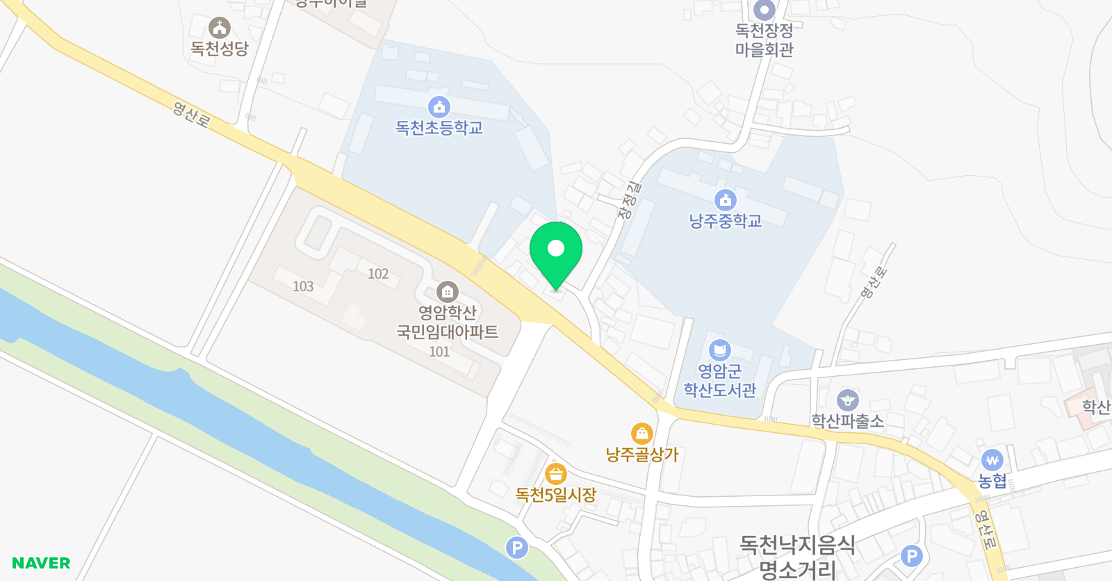 독천 한국 태권도 위치