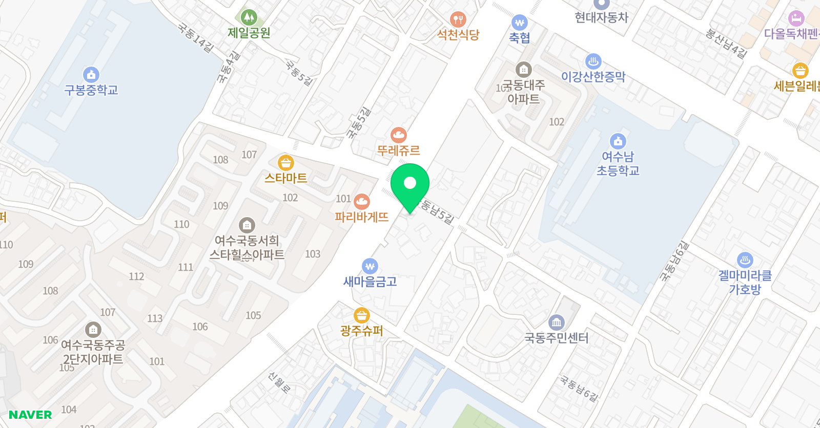 대중M&E 수학영어전문학원 위치