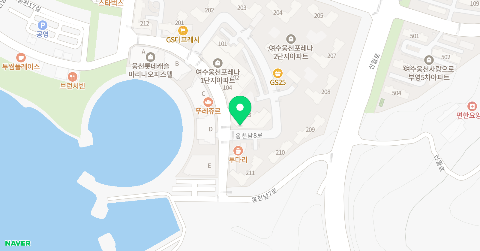 레인보우 피아노교습소 위치