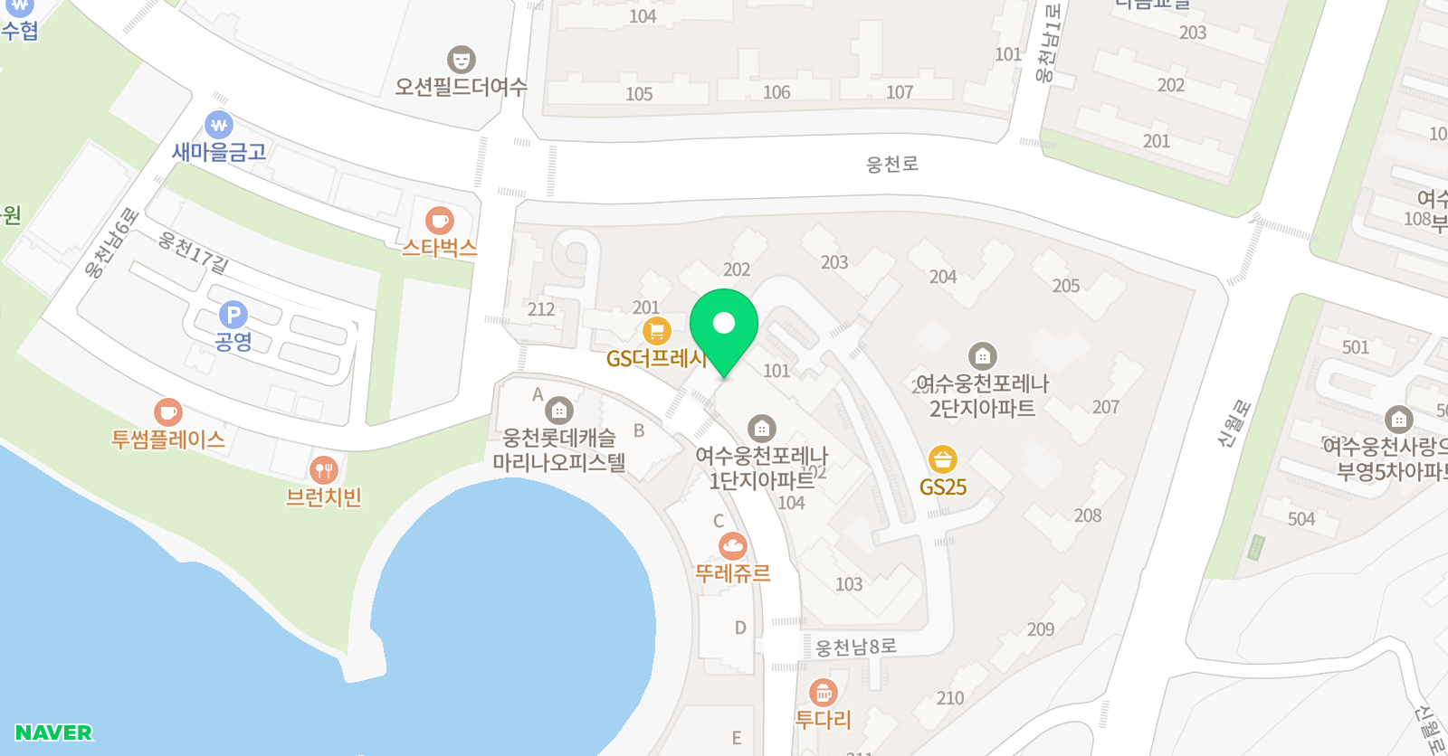 열정과도약 영어학원 위치