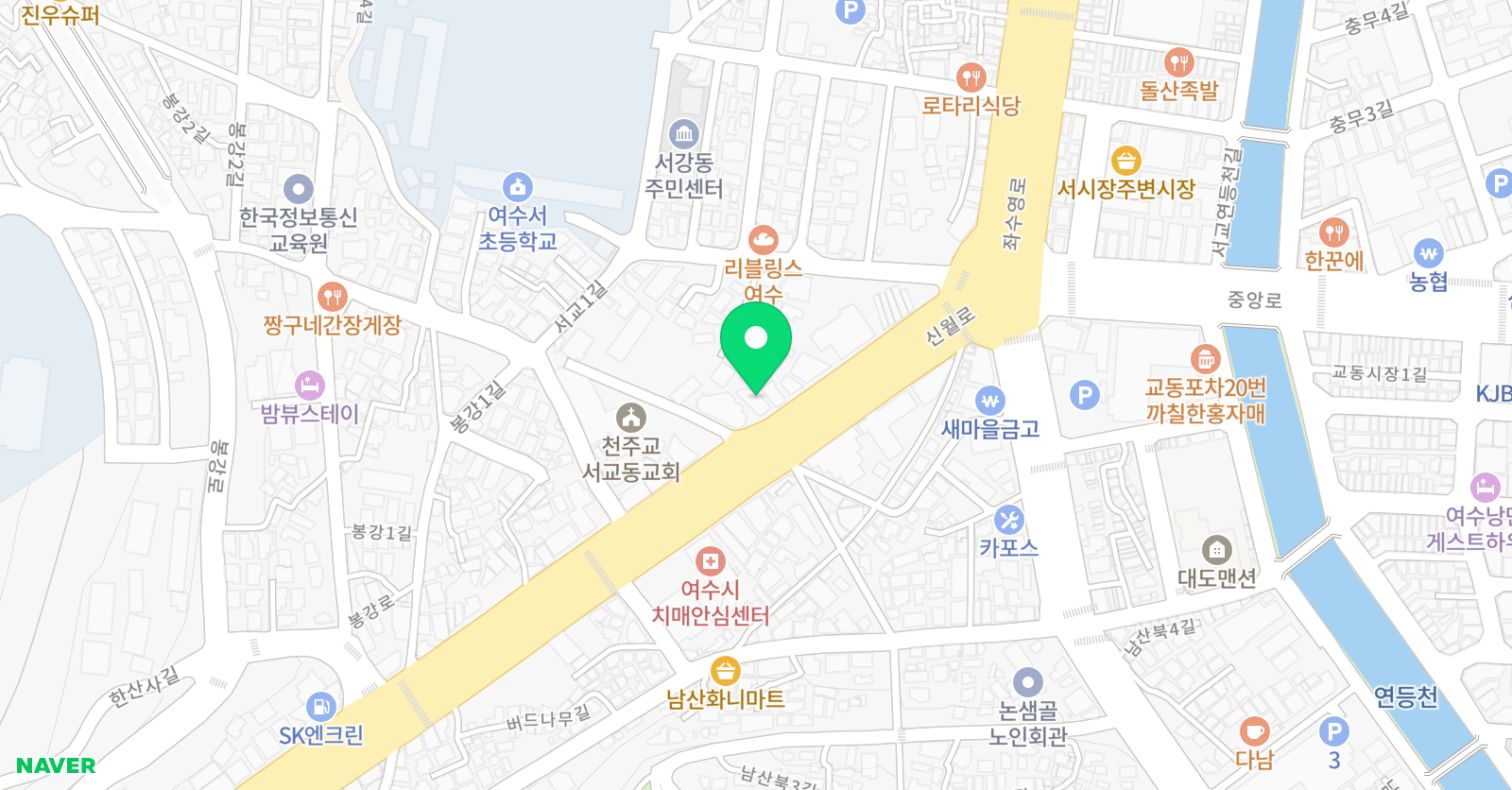 금강 태권도 위치