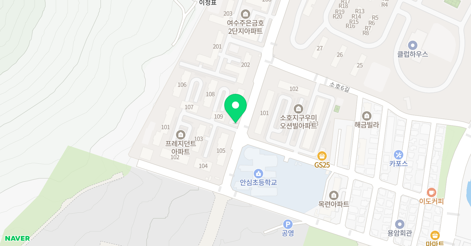 정현 수학 위치