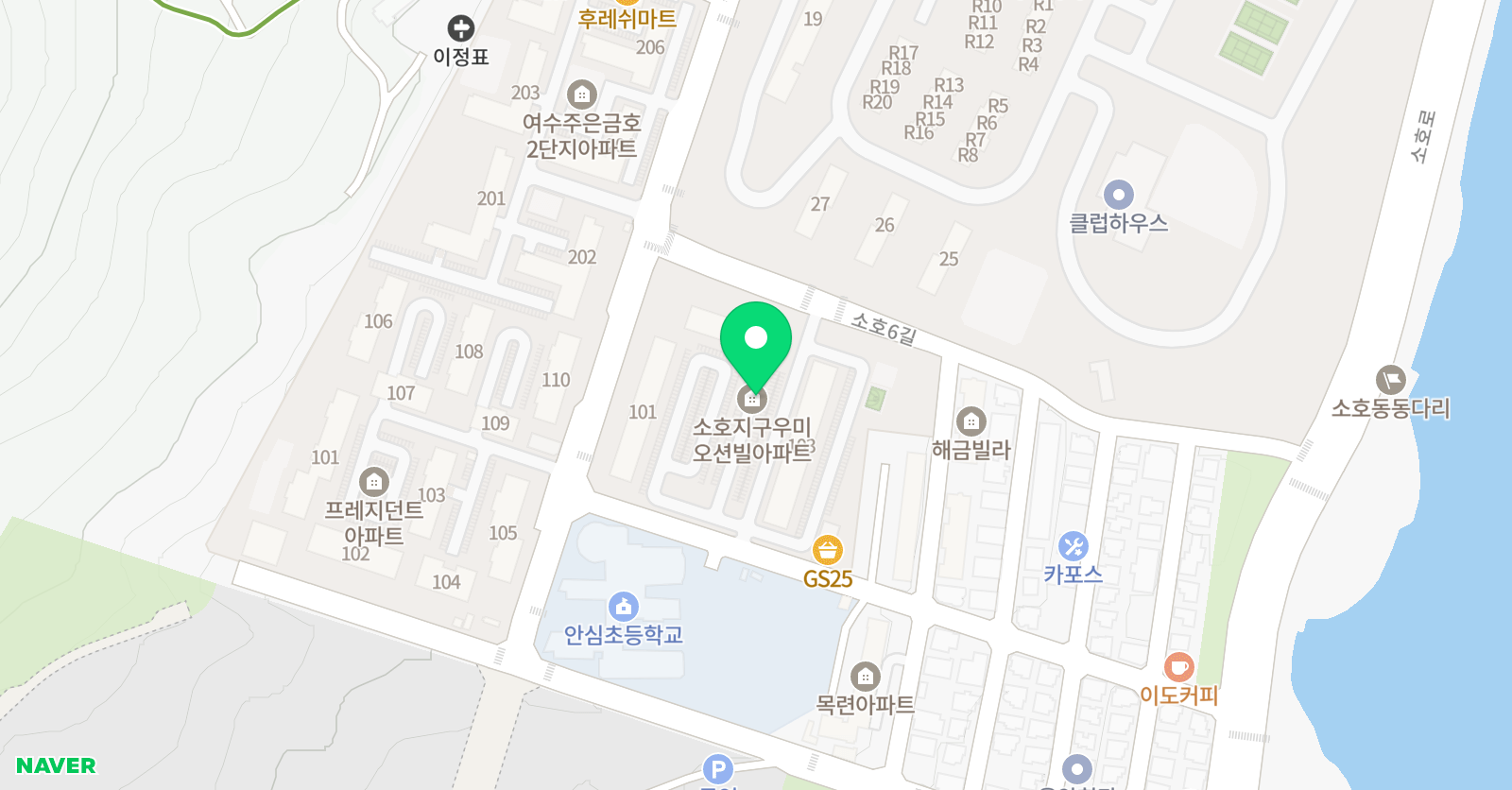 샵 음악학원 위치