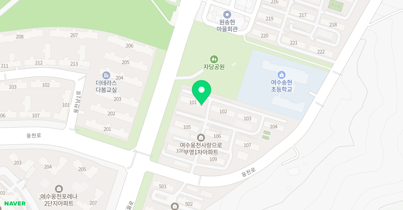 아소비 여수웅천점 위치