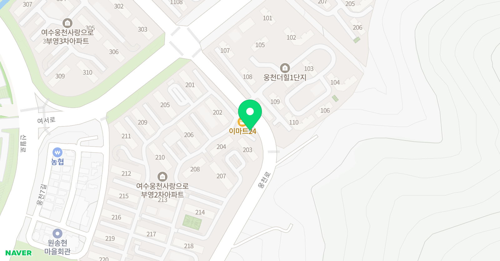 한우리독서토론논술 웅천 논술교습소 위치