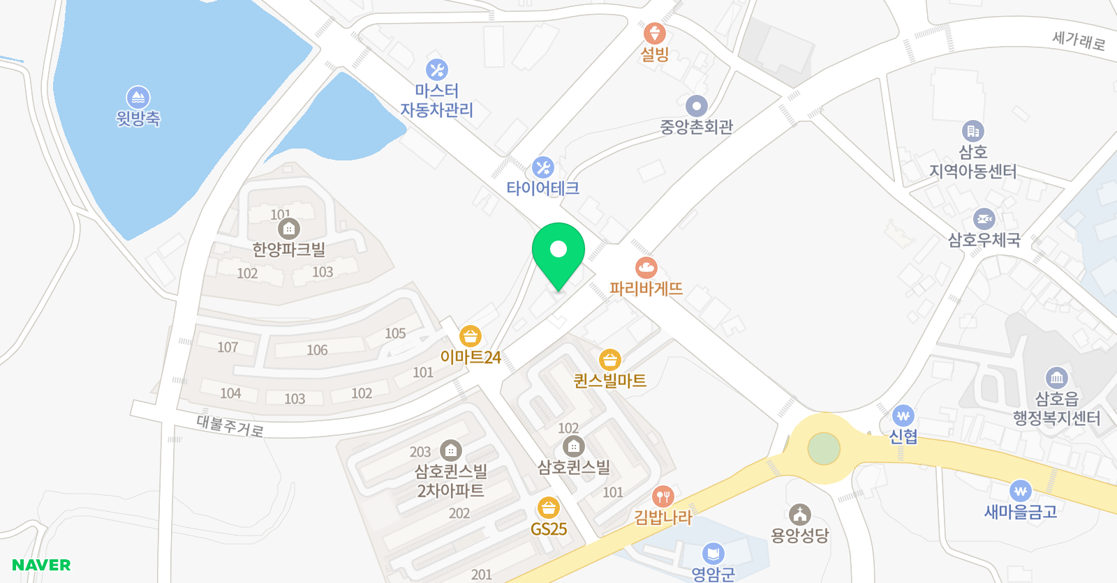 차이랑 중국어영암 삼호캠퍼스학원 위치