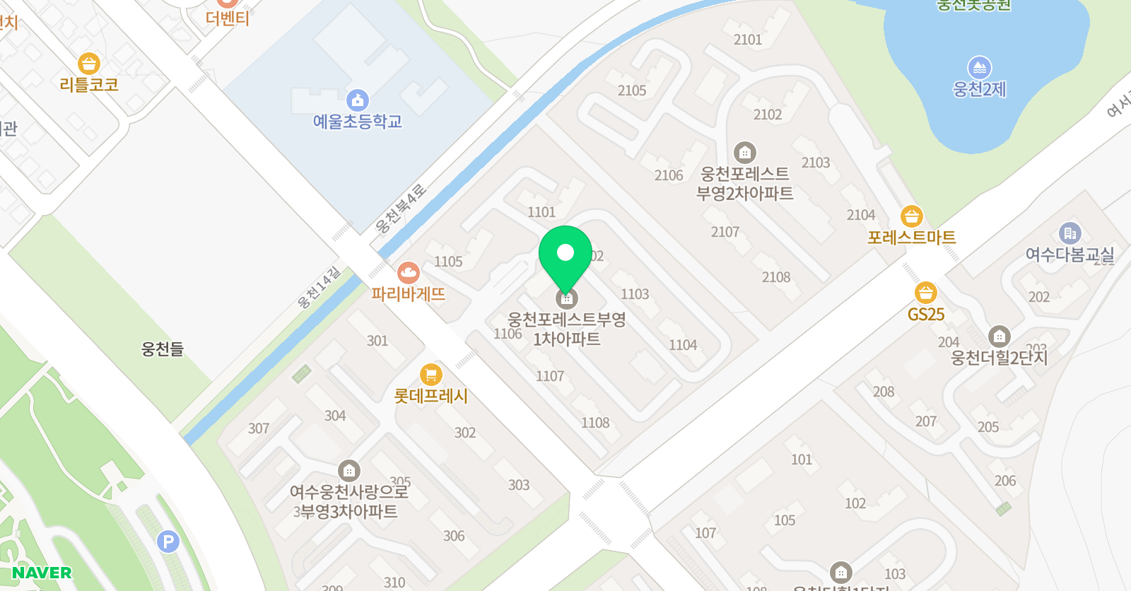 엠베스트 SE 웅천예울점 위치