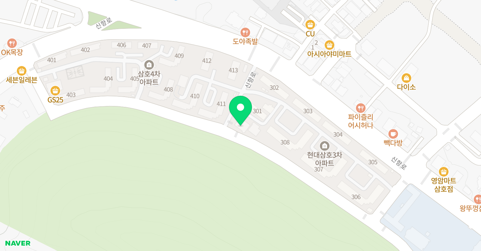 현대 학원 위치