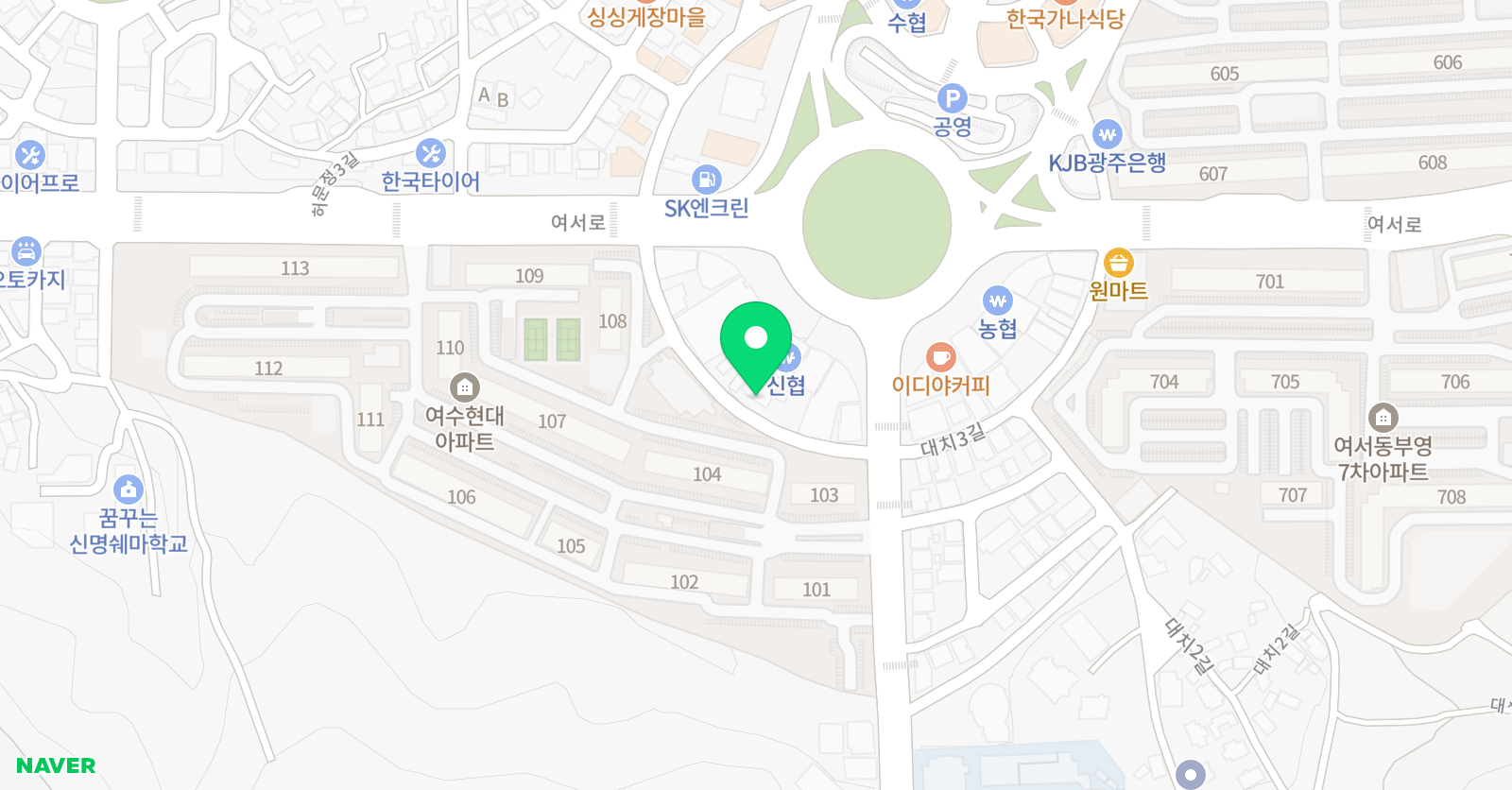 최강 수학학원 위치