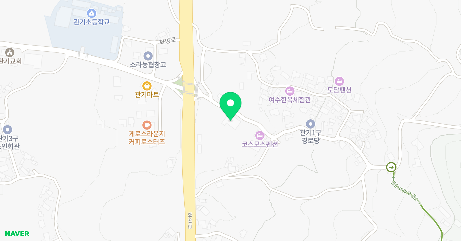 라이언스 위밍센터 여수점 위치
