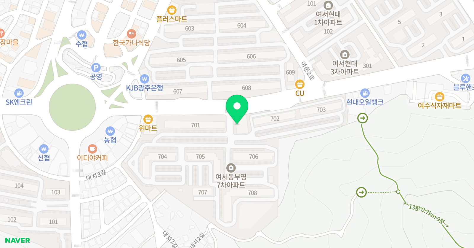 루시 영수학원 위치