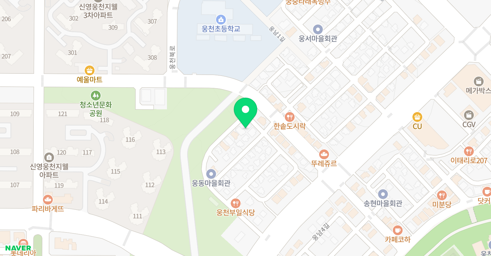 예울 음악학원 위치