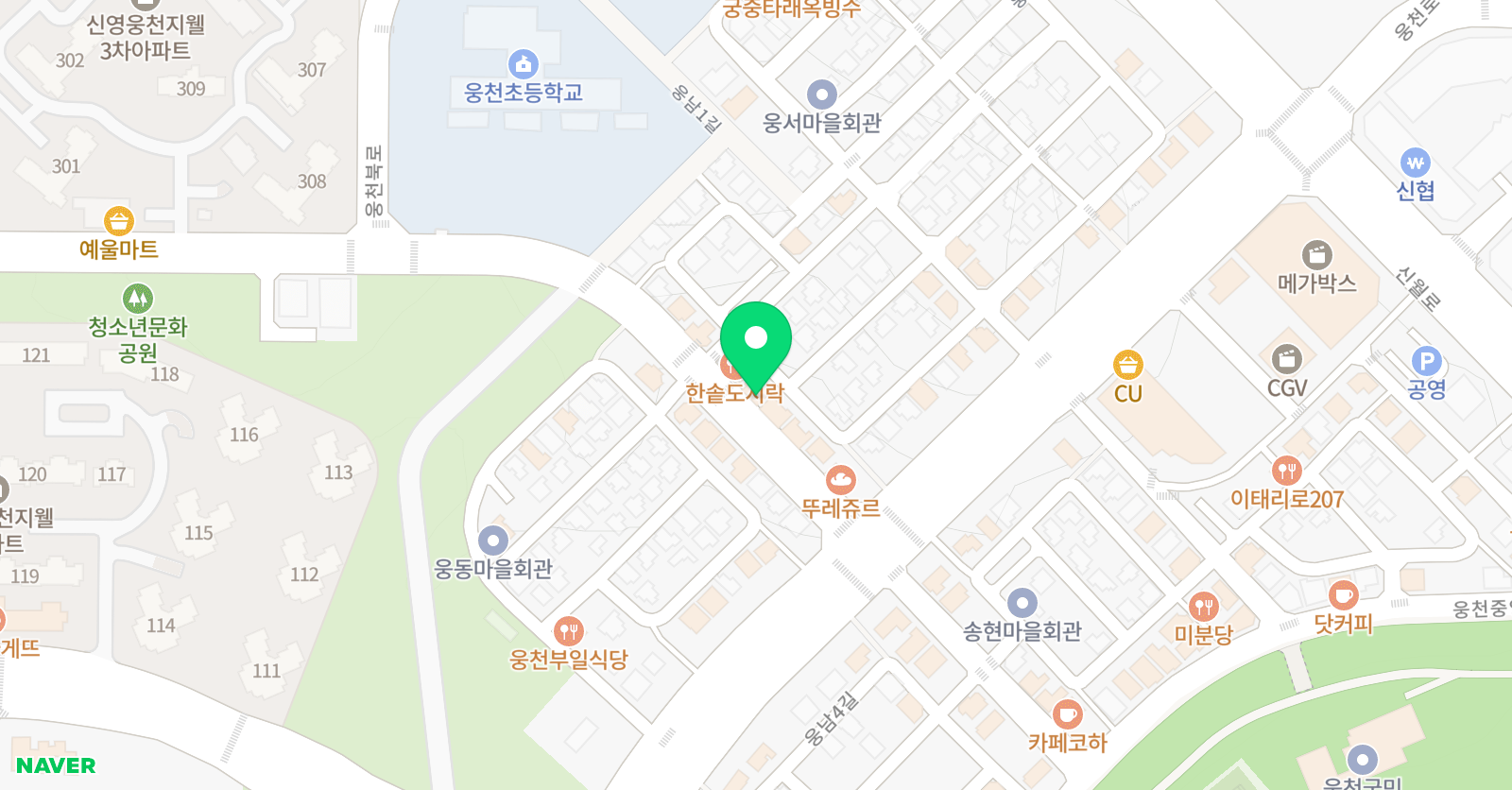 머스트 영어학원 위치