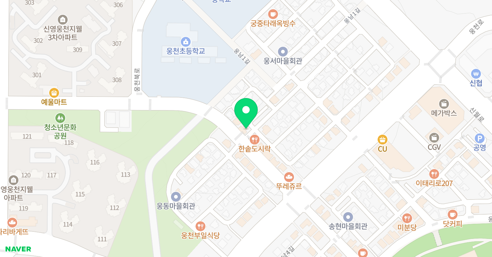 아르떼 음악학원 위치
