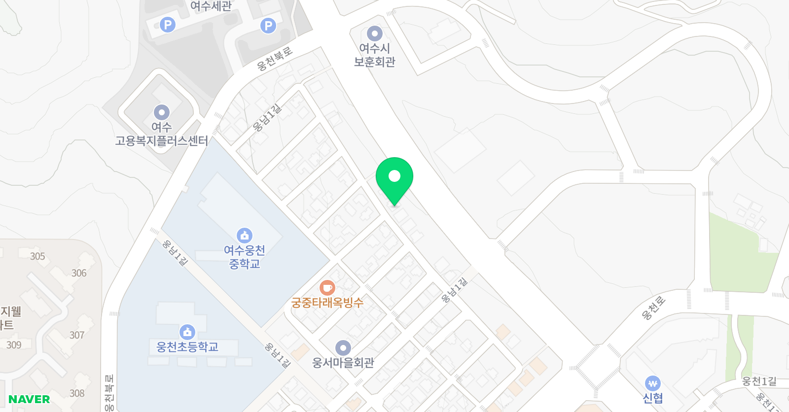행스 영어수학학원 위치