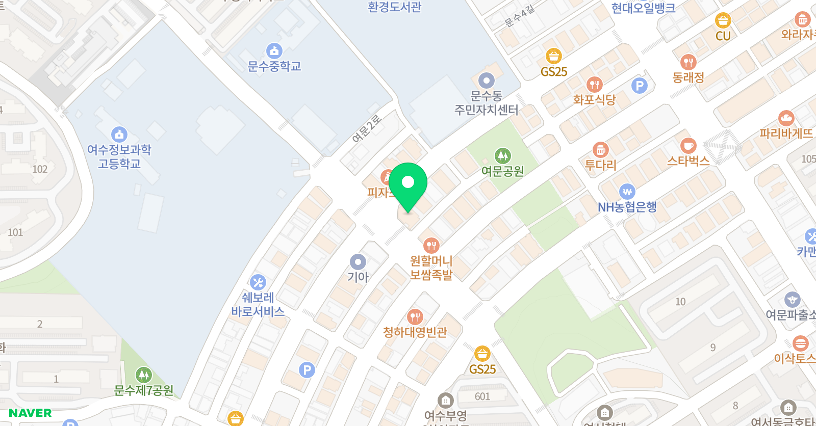 홍선영수학전문학원 위치