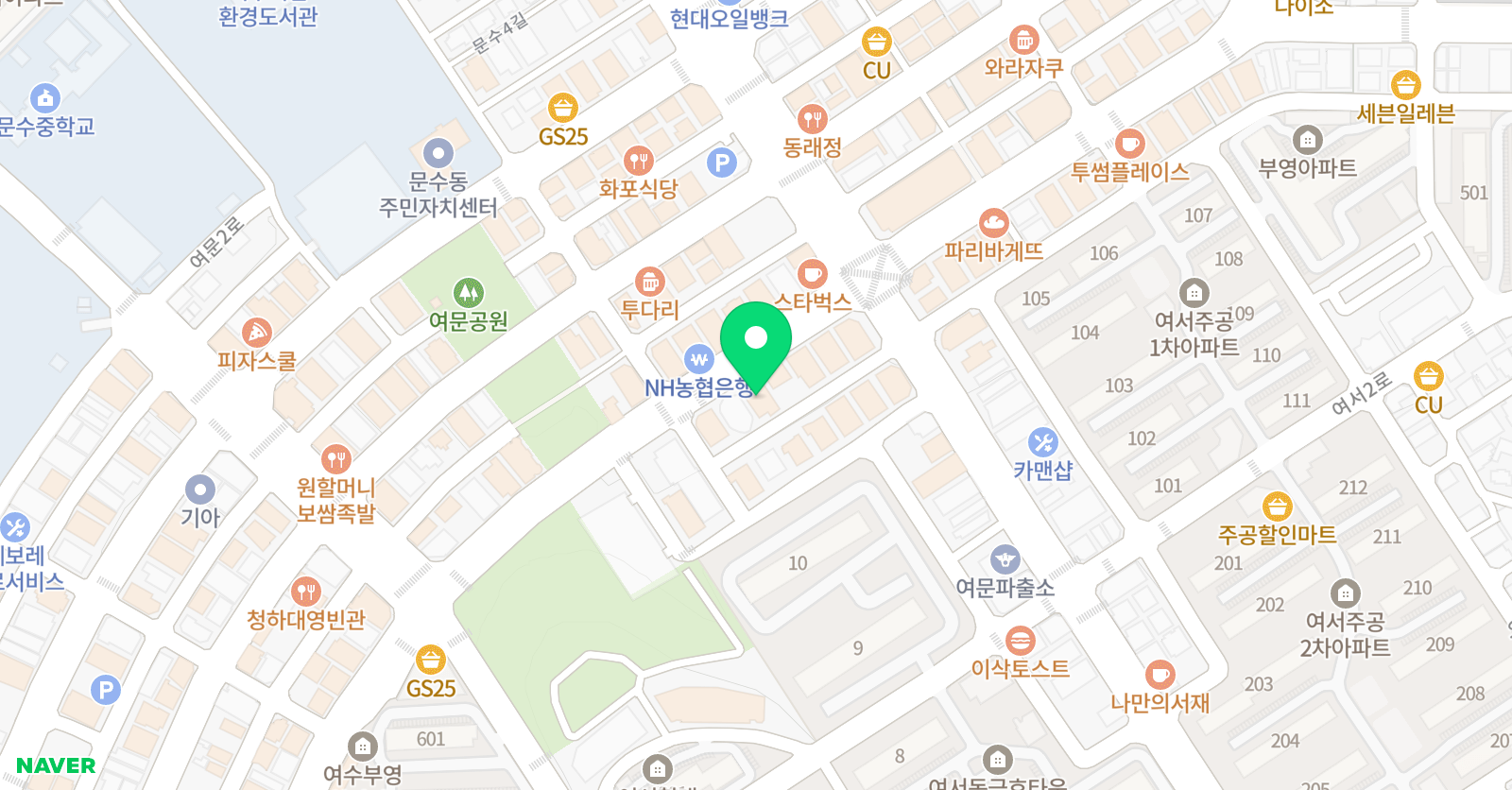 웨스턴코럴잉글리쉬 위치