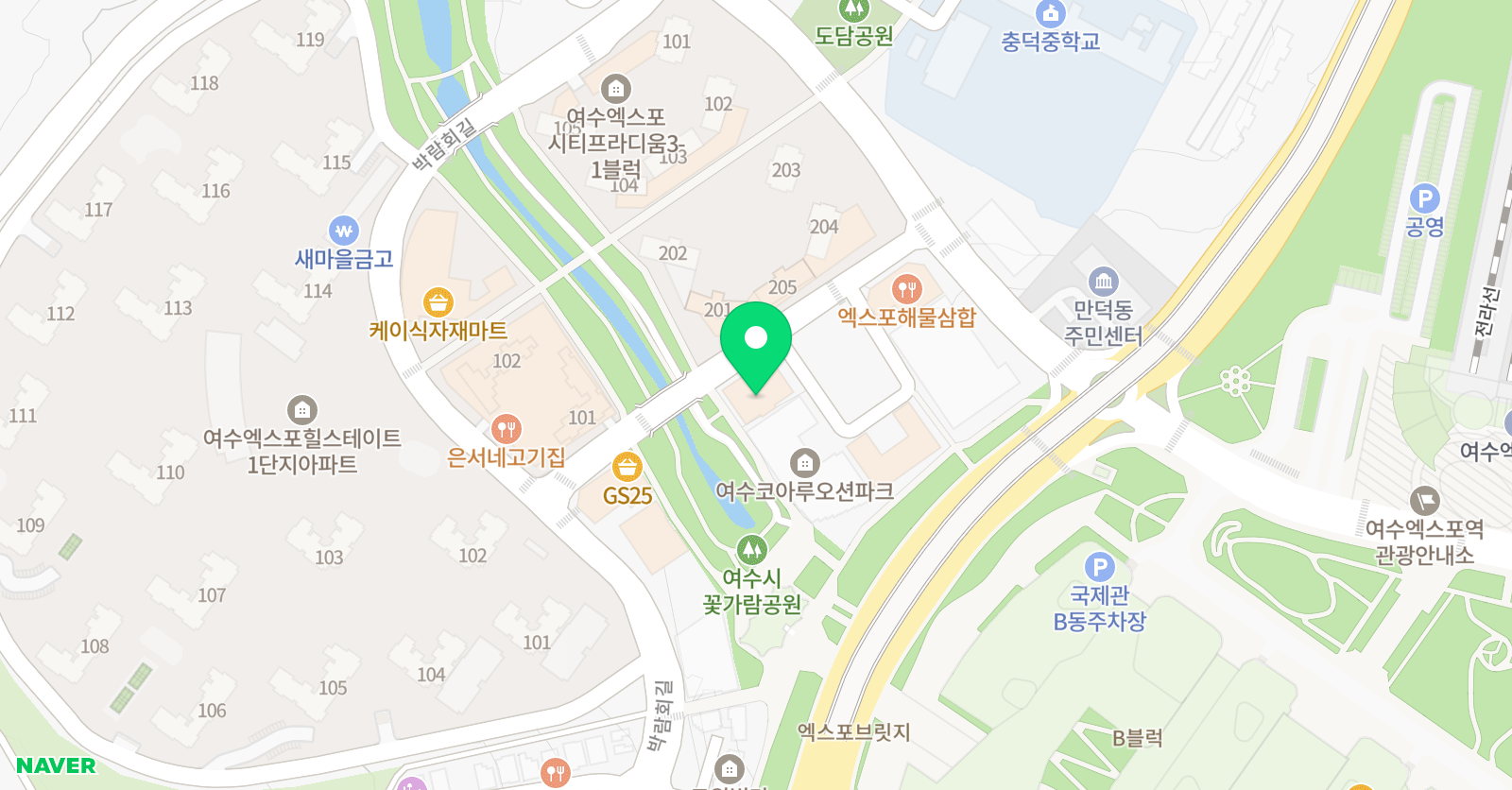 오르다 학원 위치