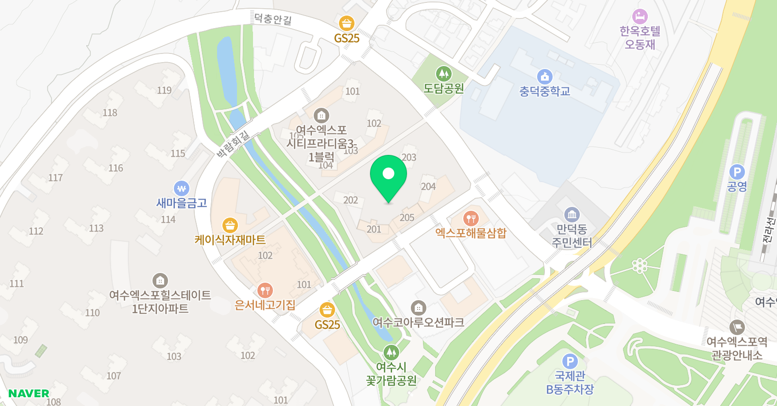 퍼니더함 미술학원 위치