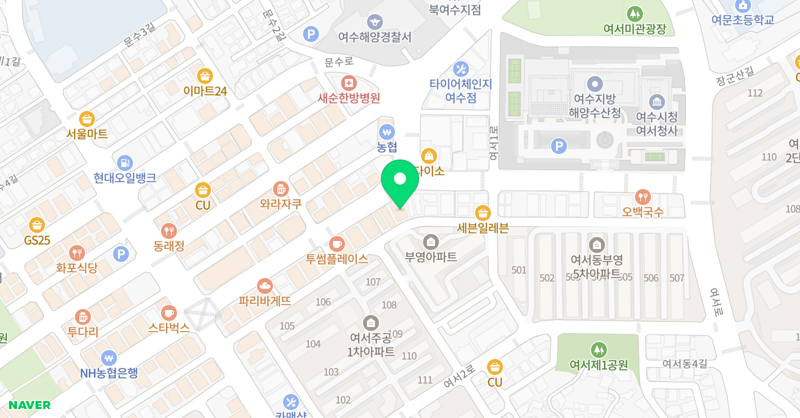 올드앤뉴댄스스튜디오 학원 위치