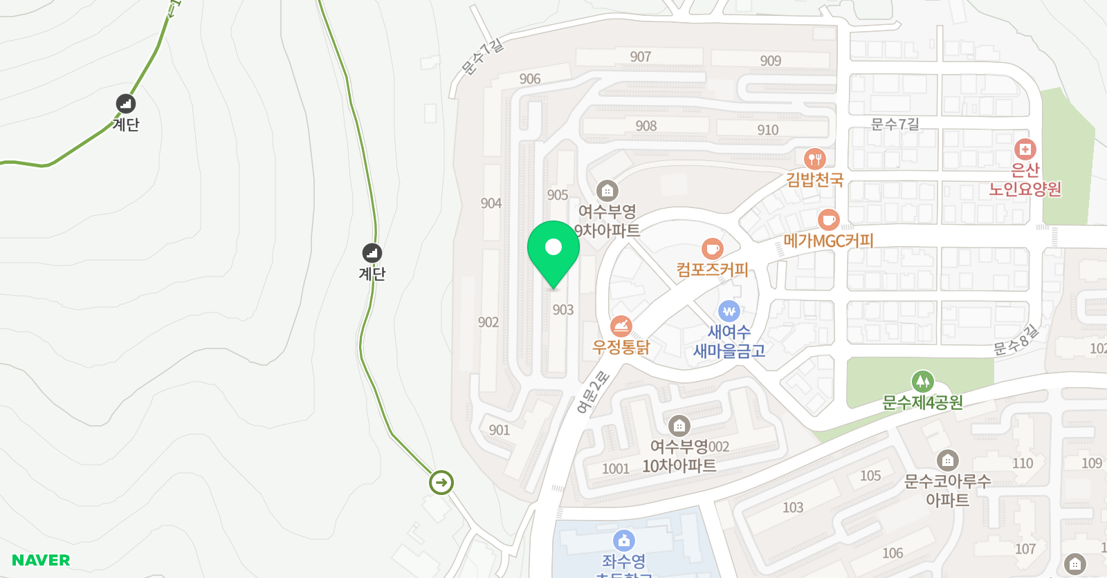 알찬속셈 학원 위치