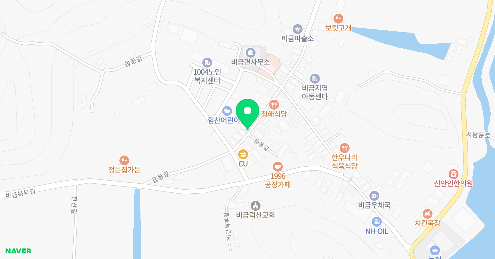 힘찬 학원 위치
