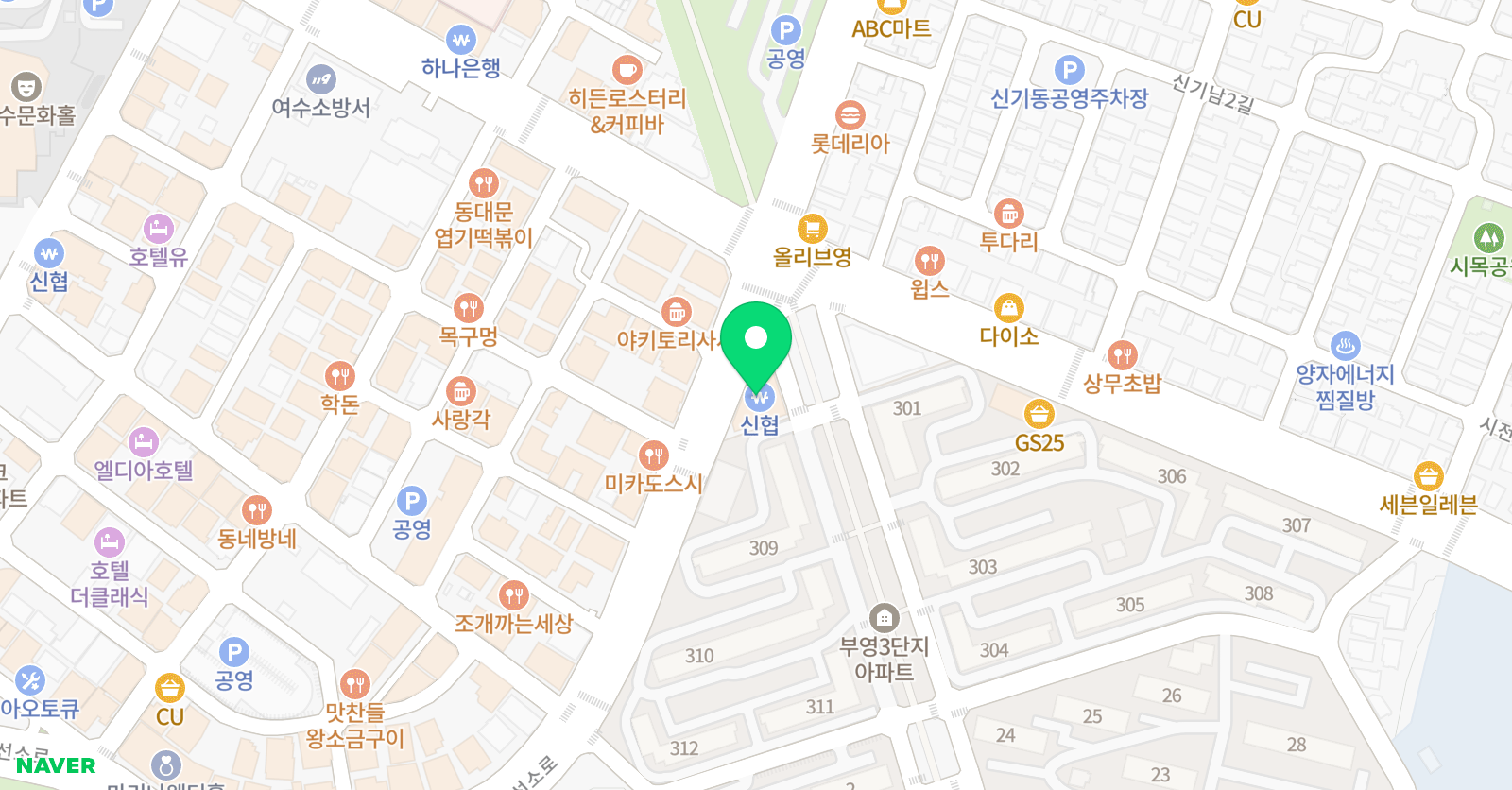 JM 음악학원 위치