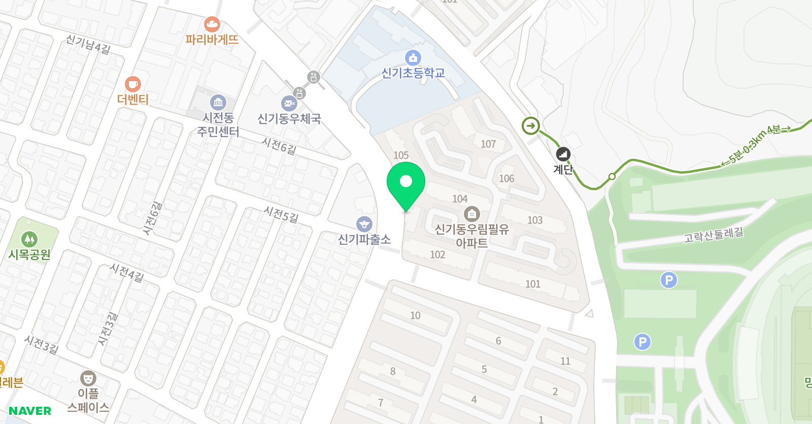 오쌤 수학교습소 위치