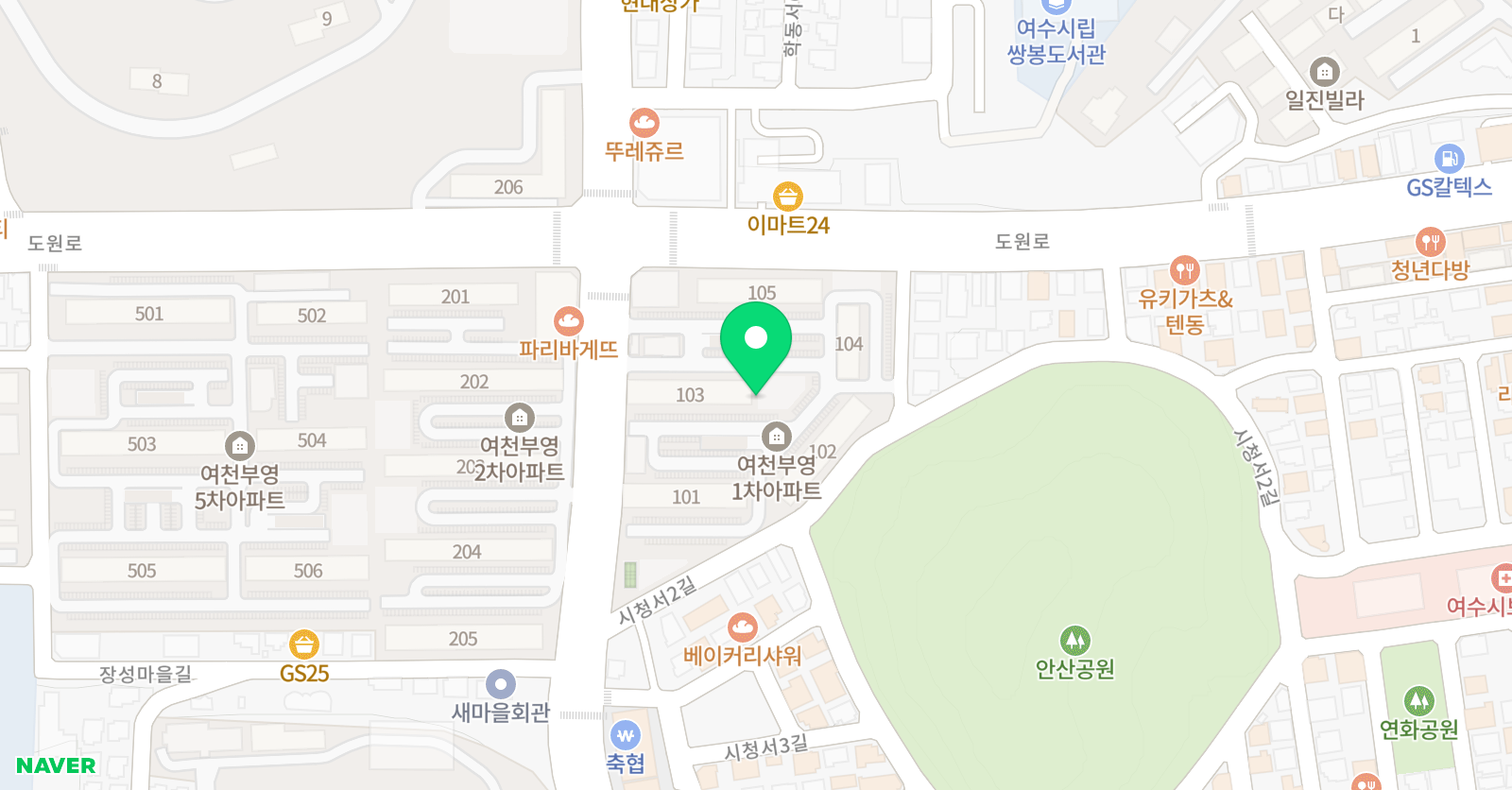 탑매쓰 수학학원 위치
