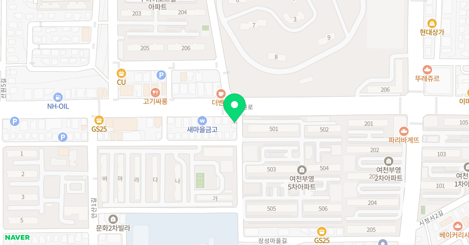 이형 국어학원 위치