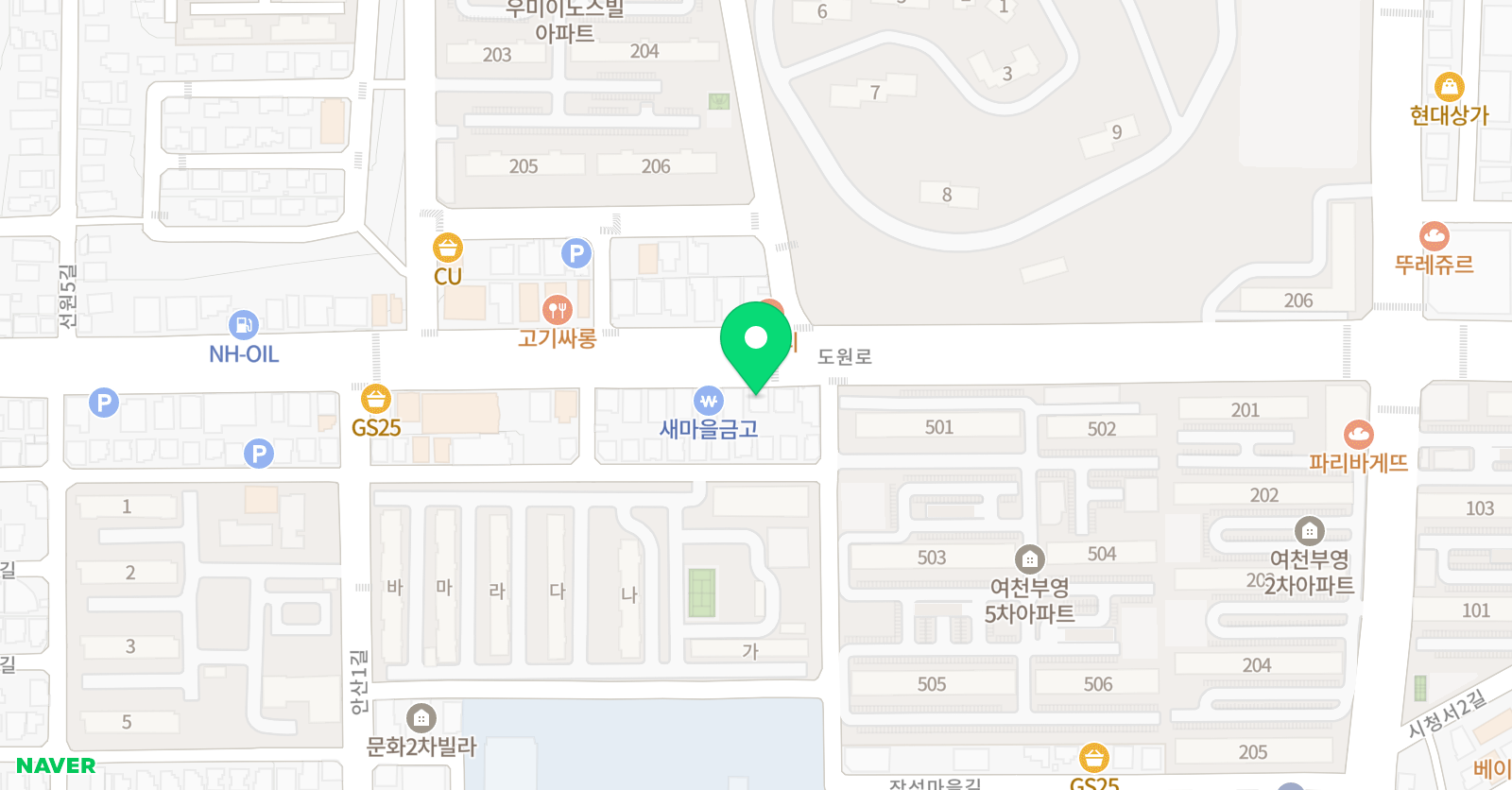 프레야의말하는 영어학원 위치