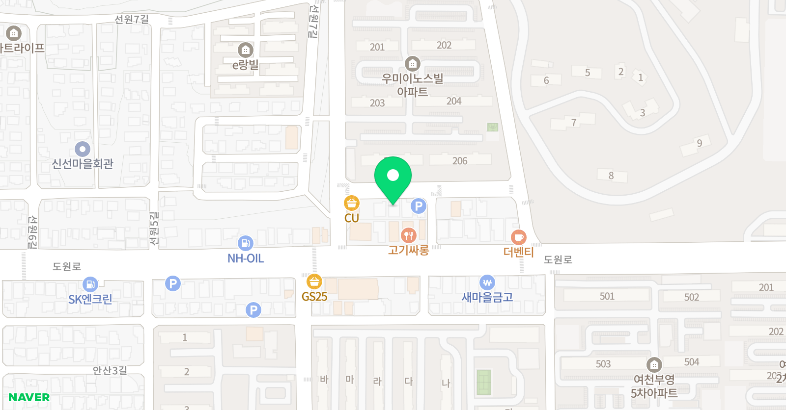 청아 어학원 위치