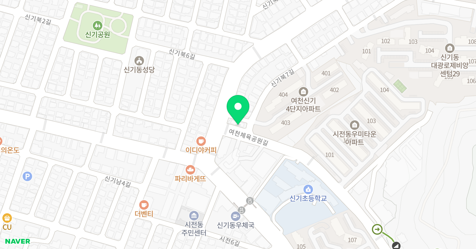 달콤한 피아노학원 위치