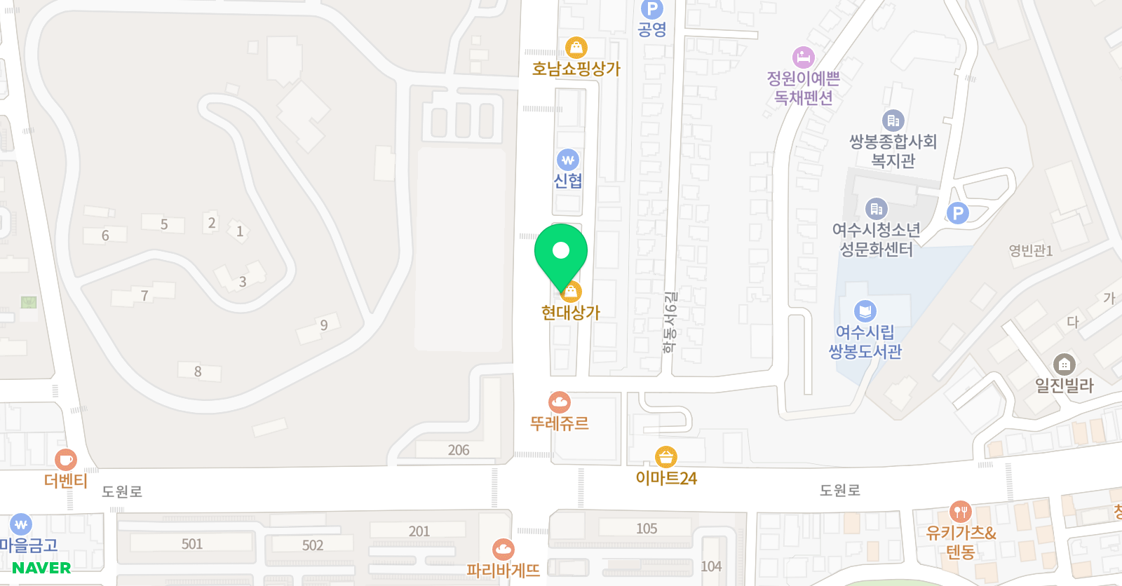 박선생FM 수학학원 위치