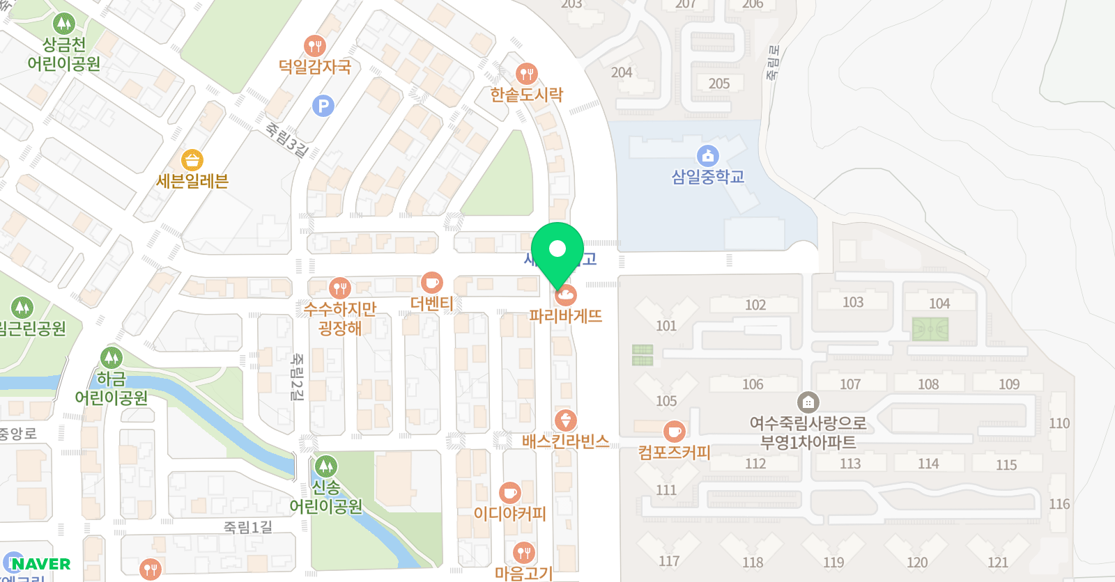 EiE 고려대 어학원 여수죽림캠퍼스 위치